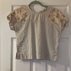 Madewell x The New Denim Project blouse